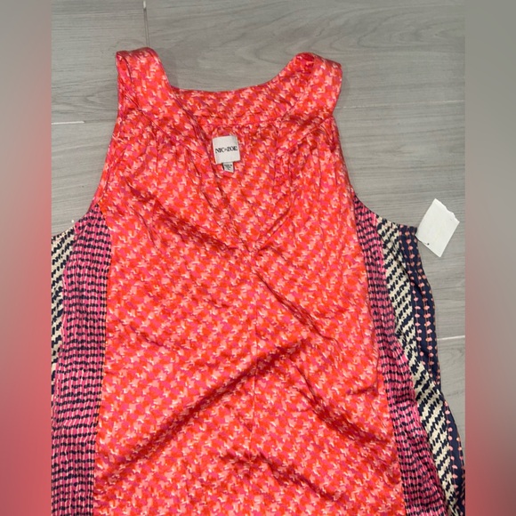 NEW Nic+Zoe Spotty Stripes Maxi Dress Size L - Picture 4 of 11